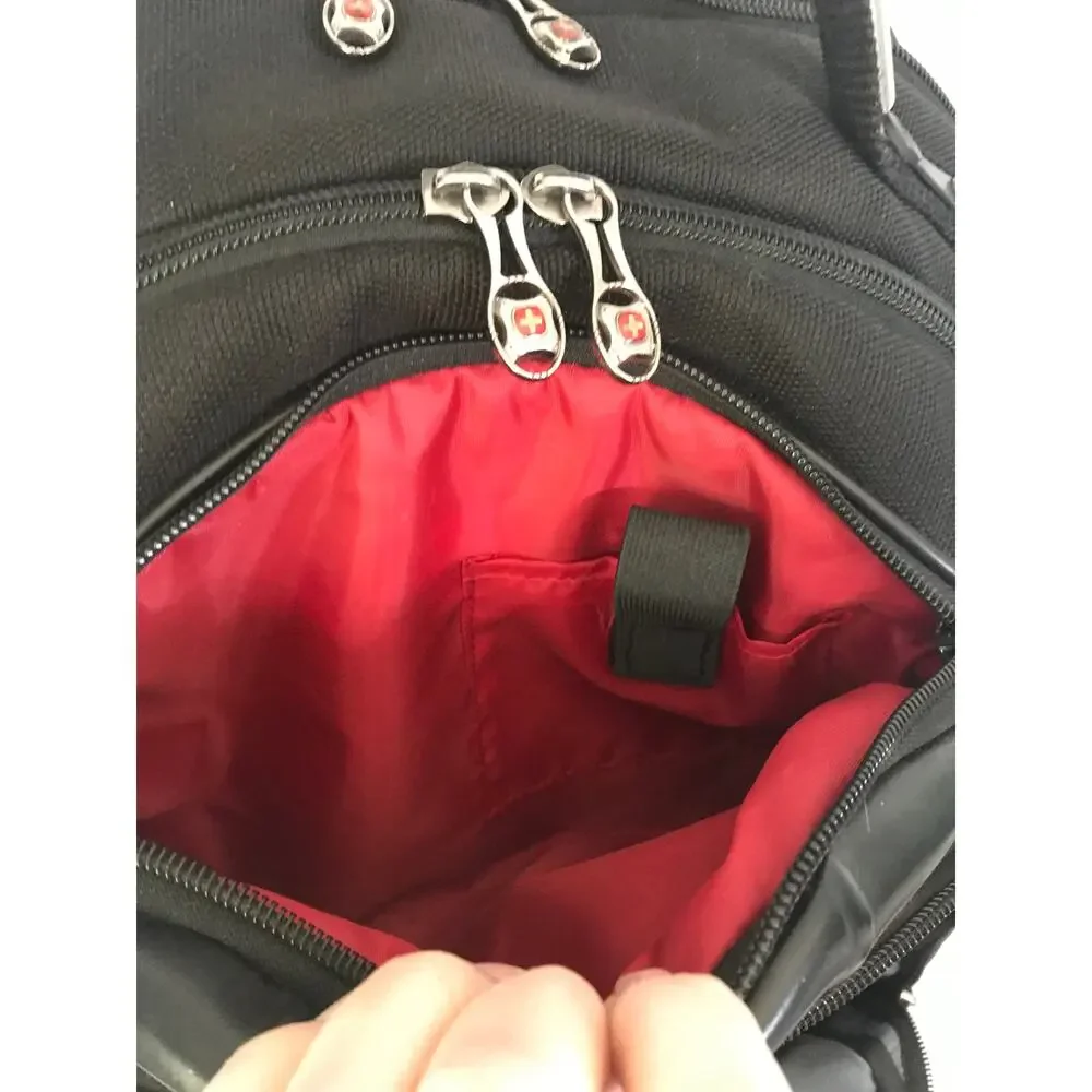 Swiss Gear Wenger Pegasus 17 Inch Laptop Backpack Black Grey TSA model 27306060